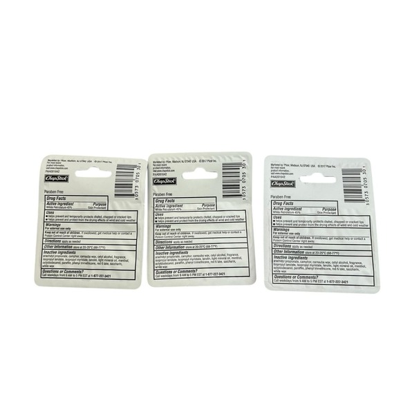 Chap Stick Lip Balm Each Pkg= 3 Tubes Cherry, 3 Pkgs Bundle - Picture 2 of 2